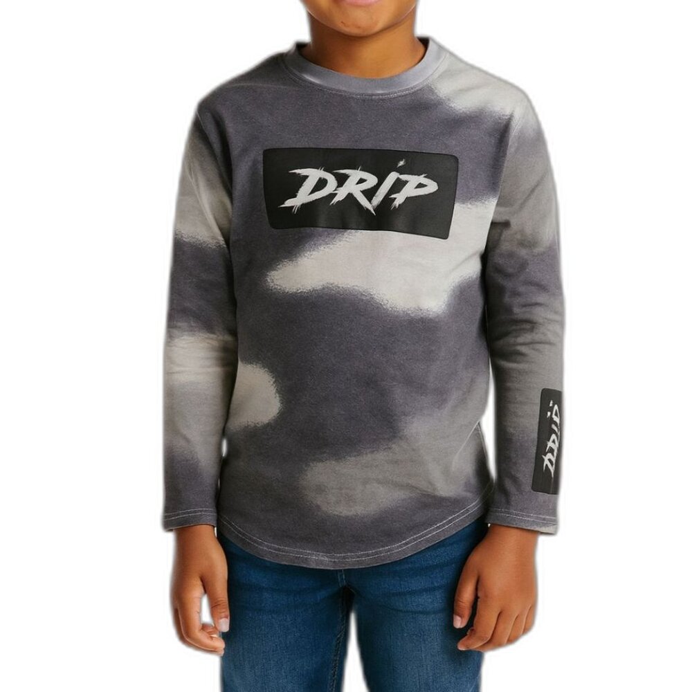 🔥 5 for $30 🔥 Seven Souls Boys Drip Long Sleeve Shirt | Size 10/12